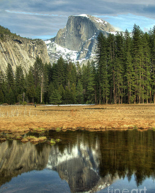 Half Dome Poster featuring the photograph Half Dome by Marc Bittan