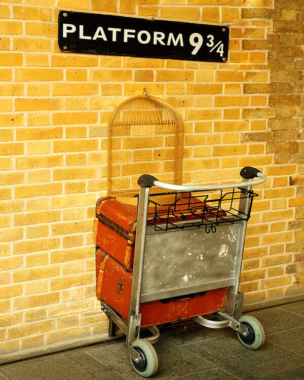 Danubio poetas Y Harry Potter Platform 9 3/4 Poster by Dan Albright - Pixels