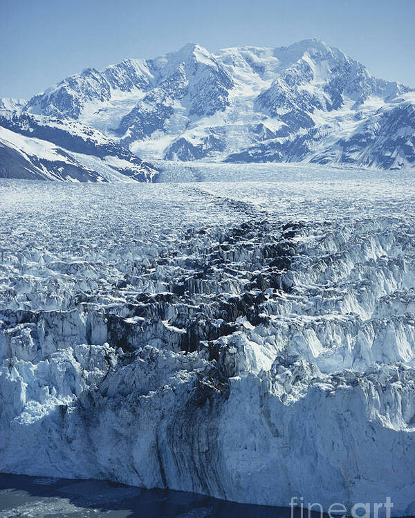 Glacier Poster featuring the photograph Hubbard Glacier by Joseph Rychetnik