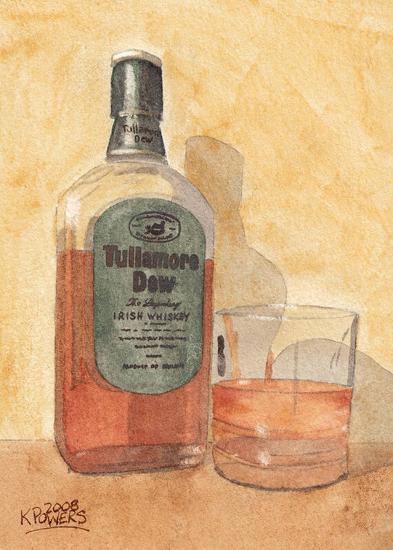 Irish Poster featuring the painting Irish Whiskey by Ken Powers