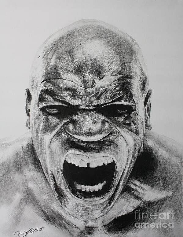 Boxer and Actor Mike Tyson Drawing by Jim Fitzpatrick  Pixels