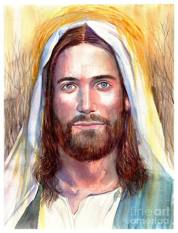 Jesus Poster featuring the painting Jesus of Nazareth painting by Suzann Sines