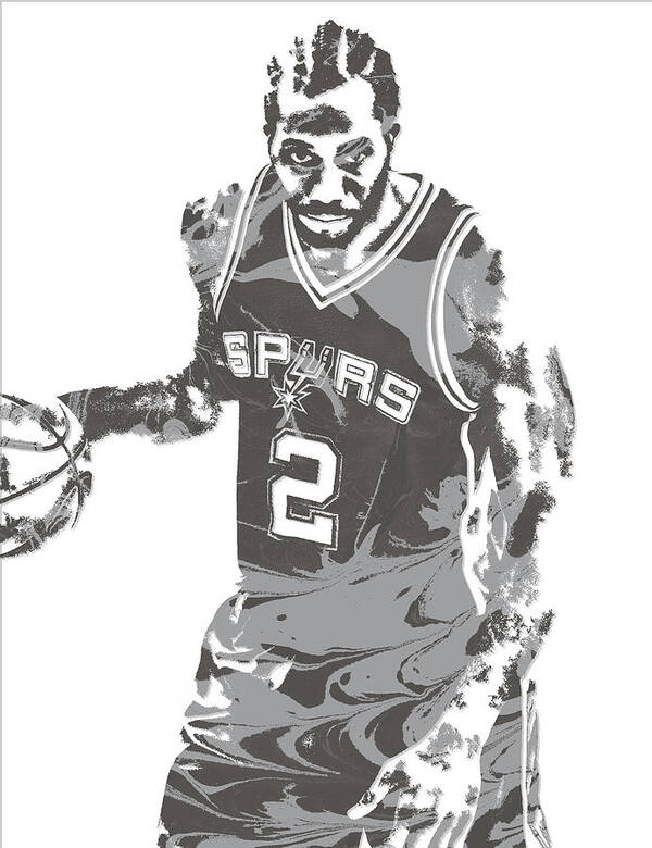 San Antonio Spurs - Kawhi Leonard Poster Print - Item