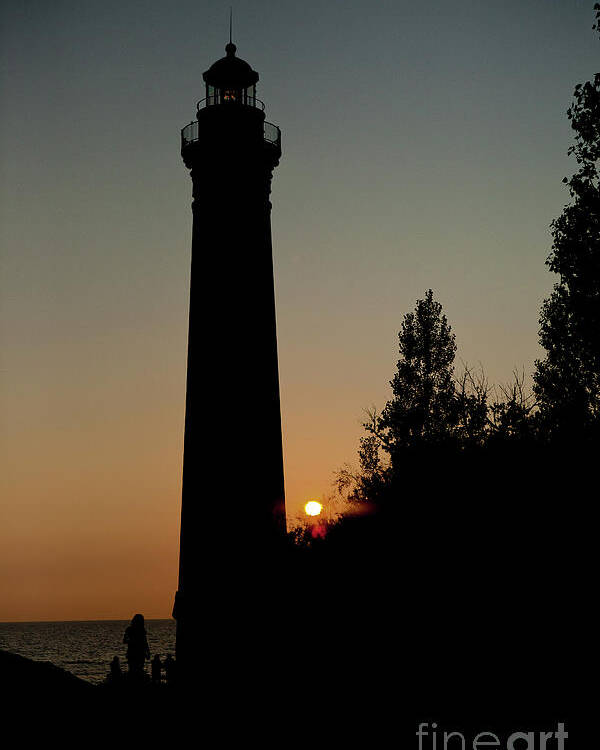 Little Sable Point Lighthouse Poster featuring the photograph Little Sable Point Lighthouse by Rich S