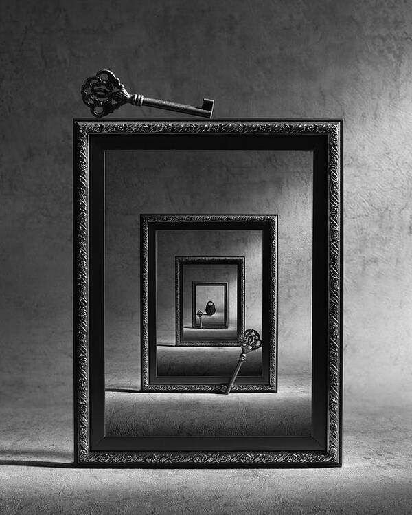 Mirror Poster featuring the photograph Locked Up 2 by Victoria Ivanova
