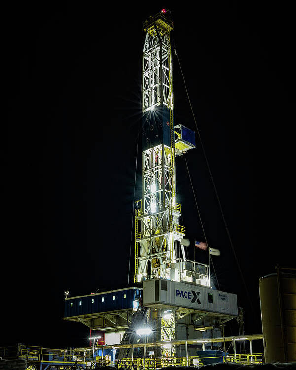 Drilling Rig Poster featuring the photograph Nabors X09 by Jonas Wingfield