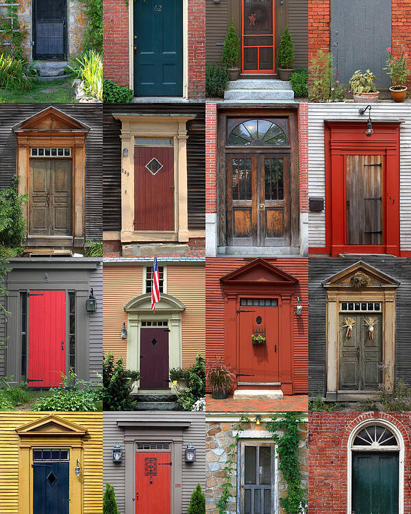 New England Poster featuring the photograph New England Doors #2 by Brett Pelletier