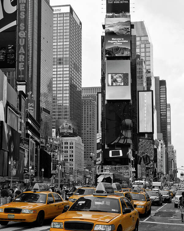 Manhattan Poster featuring the photograph NEW YORK CITY Times Square by Melanie Viola