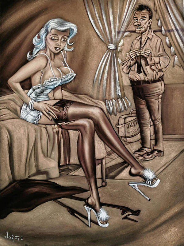 Married Cartoon Porn - Penthouse Playboy Cartoon Just married sex Poster by Jorge Terrones - Fine  Art America