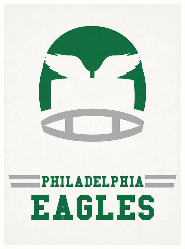Philadelphia Eagles Vintage Nfl Art Poster