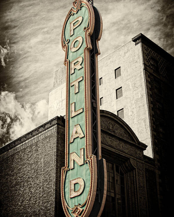 Portland Poster featuring the photograph Portland Marquis by Danielle Denham