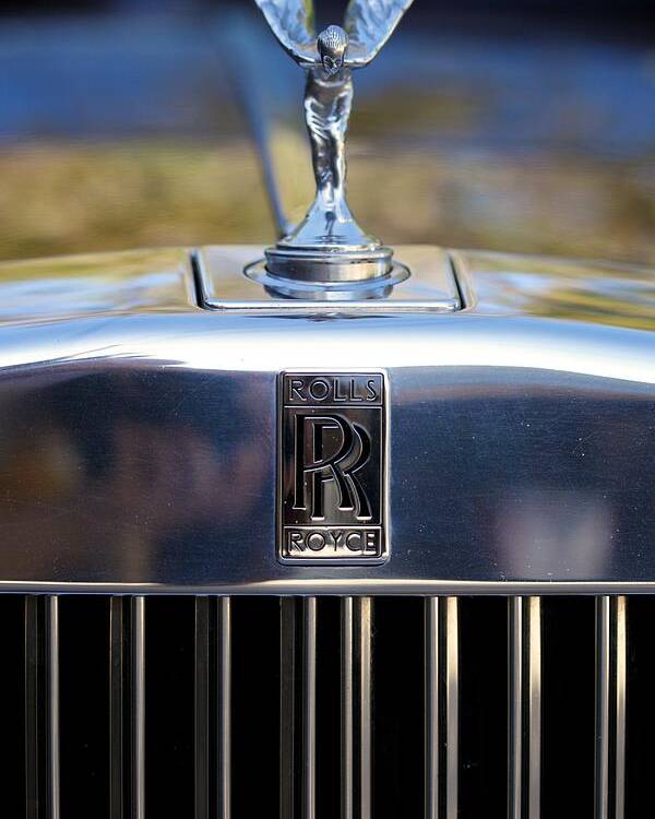 Rolls Royce Grill Poster by Brooke Roby  Pixels