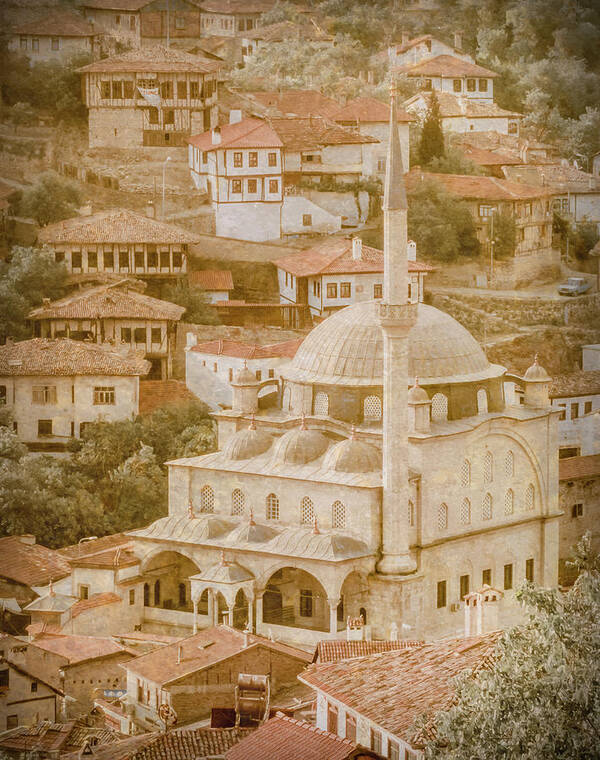 Cityscape Poster featuring the photograph Safranbolu, Turkey - Izzet Pasha Cami by Mark Forte
