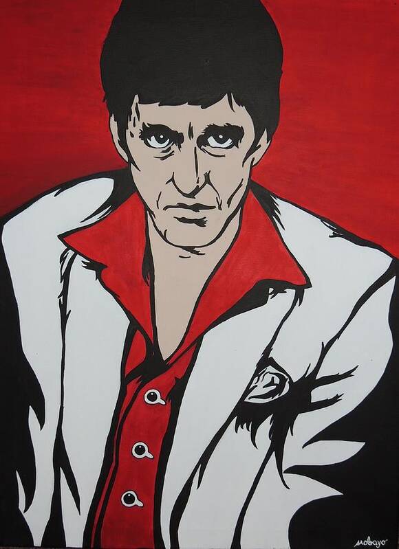 Scarface Painting - Best Offer Poster by Stephanie Robayo - Fine Art America