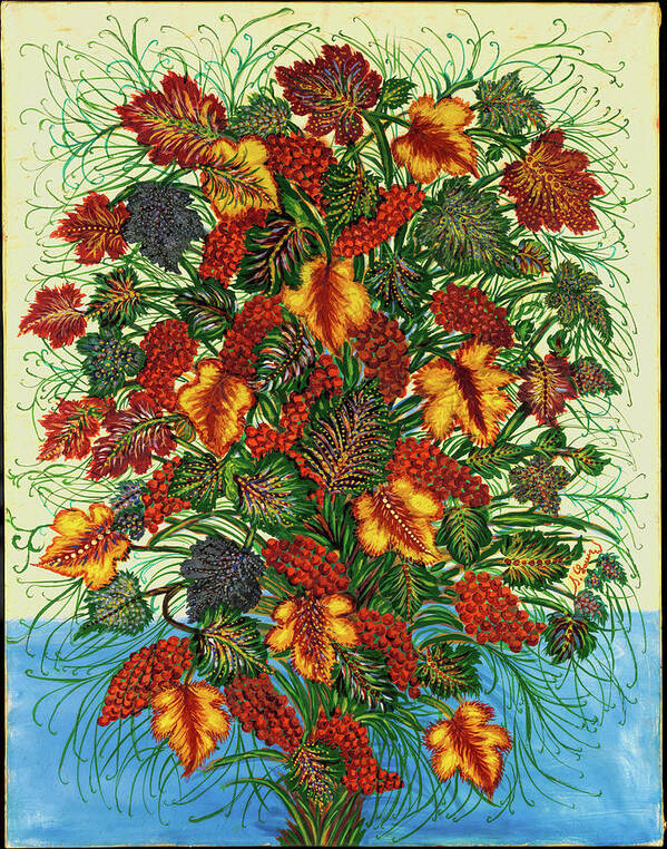 The Large Bouquet Poster featuring the photograph Seraphine Louis' Bouquet   by S Paul Sahm