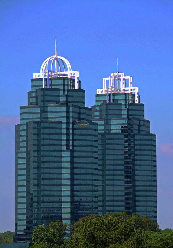 Skyscrapers Poster featuring the photograph Skyscrapers - Atlanta, Ga., USA by Richard Krebs