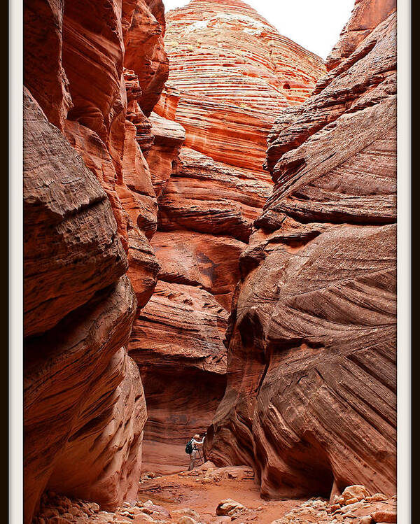 Slot Canyon Poster featuring the photograph Slot Canyons by Farol Tomson