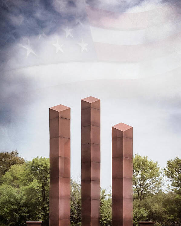 Memorial Day Poster featuring the photograph Southeastern Wisconsin Vietnam Veterans Memorial by Scott Norris