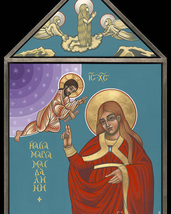 St Mary Magdalen Poster featuring the painting St Mary Magdalen Contemplative of Contemplatives 203 by William Hart McNichols