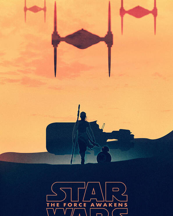 schandaal besluiten binnen Star Wars The Force Awakens - Rey Poster by Farhad Tamim - Pixels