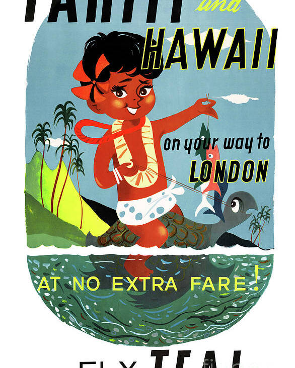 Hawaii Our Little Corner United States Vintage Travel Advertisement Art Poster 
