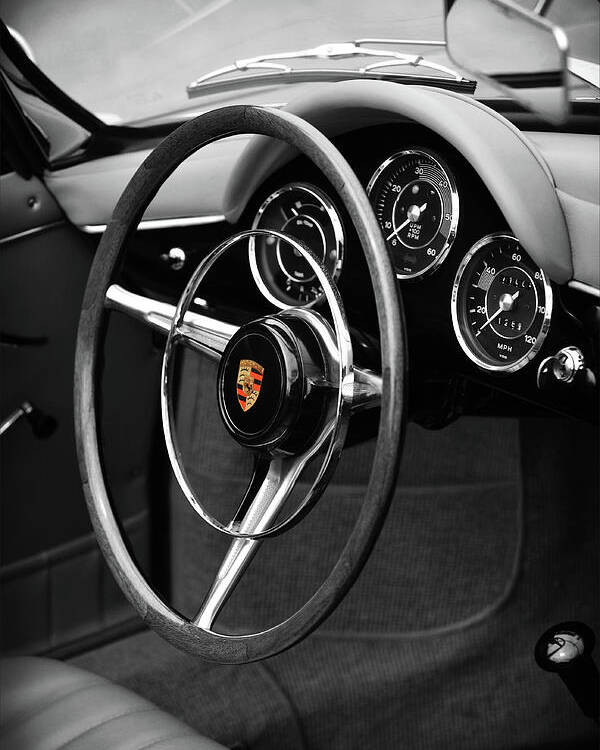 Porsche 356 Roadster Poster featuring the photograph The 356 Roadster by Mark Rogan