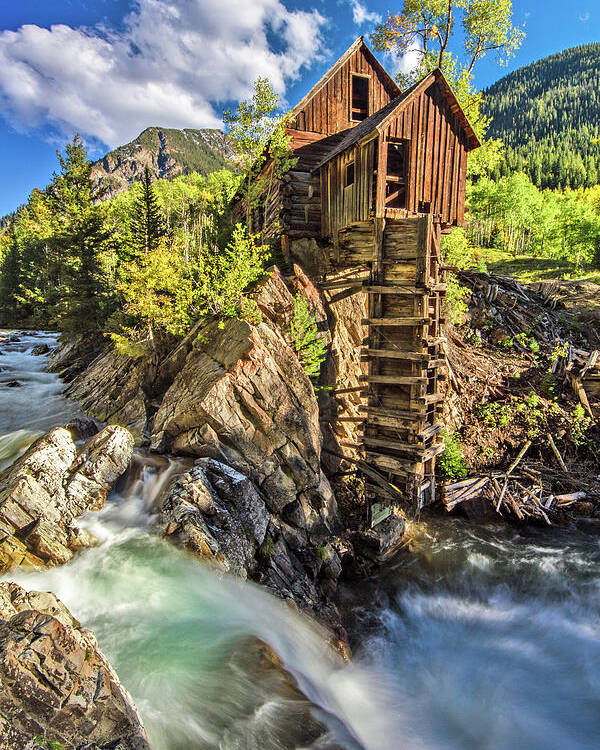 Crystal Mill Poster featuring the photograph The Crystal Mill by Wesley Aston