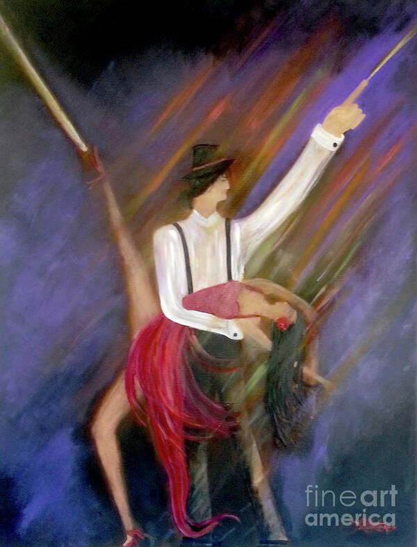 Dance Poster featuring the painting The Power Of Dance by Artist Linda Marie