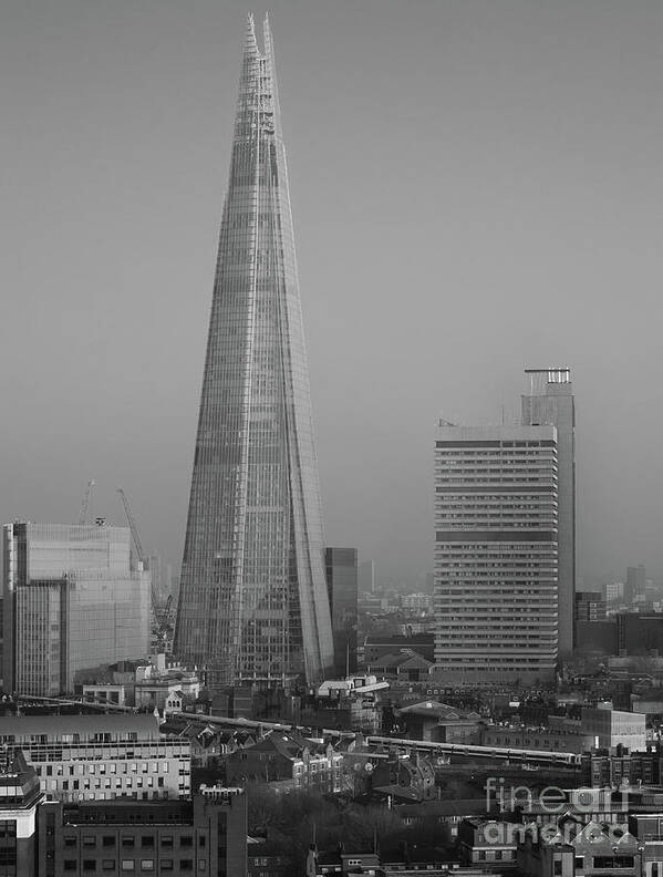 The Shard Poster featuring the photograph The Shard, London by Perry Rodriguez