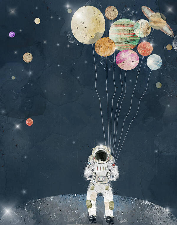 Solar System Poster featuring the painting The Solar Collector by Bri Buckley