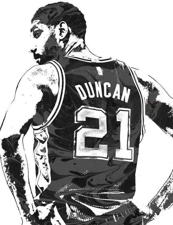 Tim Duncan Poster