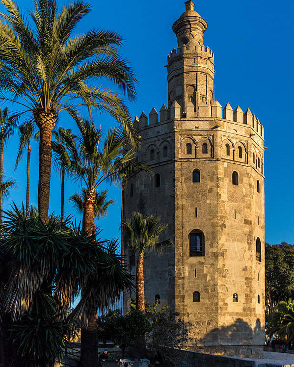 Europe Poster featuring the photograph Torre del Oro Sevilla Spain by Adam Rainoff