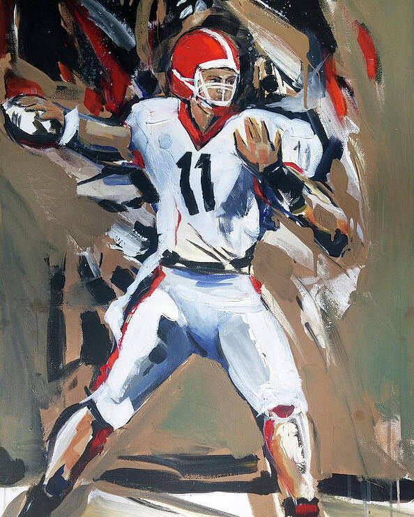 Uga From Poster featuring the painting Uga From by John Gholson