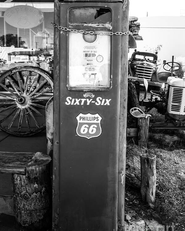 Gas Pump Poster featuring the photograph Vintage Gas Pump by Anthony Sacco