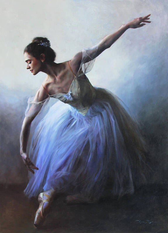 Dancer Poster featuring the painting Vintage Tutu by Anna Rose Bain