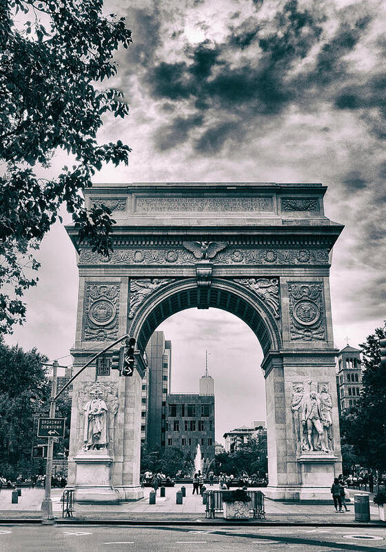 Architecture Poster featuring the photograph Washington Square Arch by Jessica Jenney