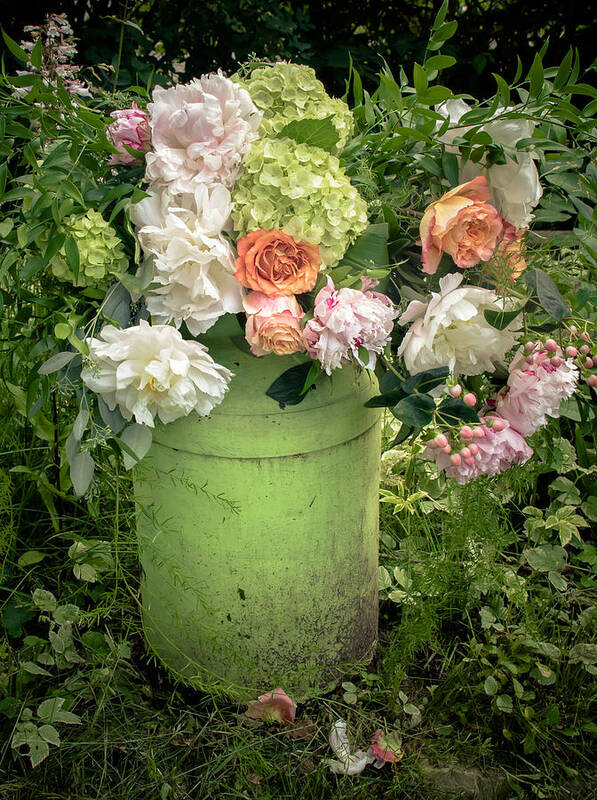 Flowers Poster featuring the photograph Wedding Leftovers by Shannon Kunkle