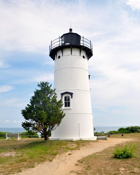 Martha's Vineyard Poster featuring the photograph West Chop Lighthouse by Sue Morris