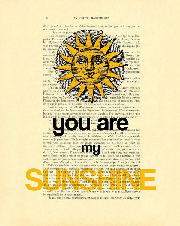 You Are Sunshine Poster by Madame Memento Fine America