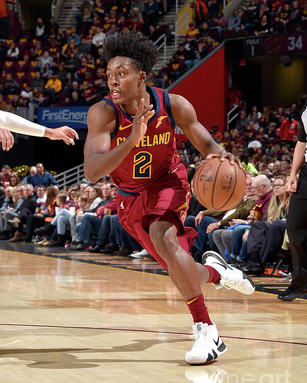 Collin Sexton Poster featuring the photograph Atlanta Hawks V Cleveland Cavaliers by David Liam Kyle