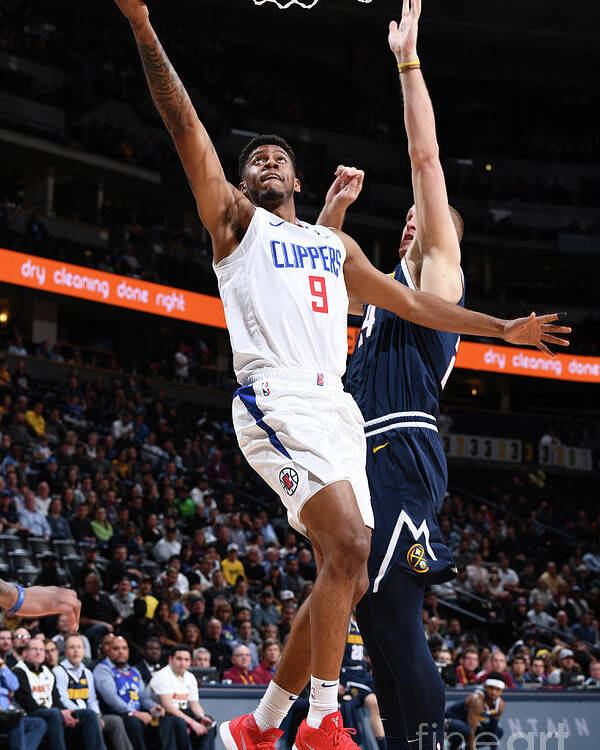 Nba Pro Basketball Poster featuring the photograph La Clippers V Denver Nuggets by Garrett Ellwood