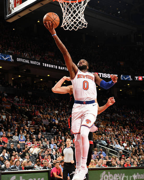 Nba Pro Basketball Poster featuring the photograph New York Knicks V Toronto Raptors by Ron Turenne