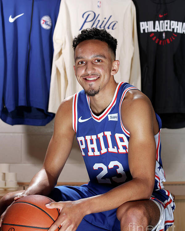 Landry Shamet Poster featuring the photograph 2018 Nba Rookie Photo Shoot by Nathaniel S. Butler