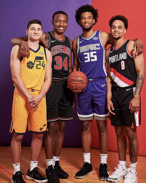 Nba Pro Basketball Poster featuring the photograph 2018 Nba Rookie Photo Shoot by Jennifer Pottheiser