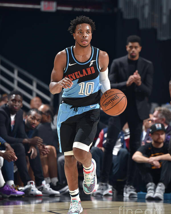 Darius Garland Poster featuring the photograph Indiana Pacers V Cleveland Cavaliers by David Liam Kyle