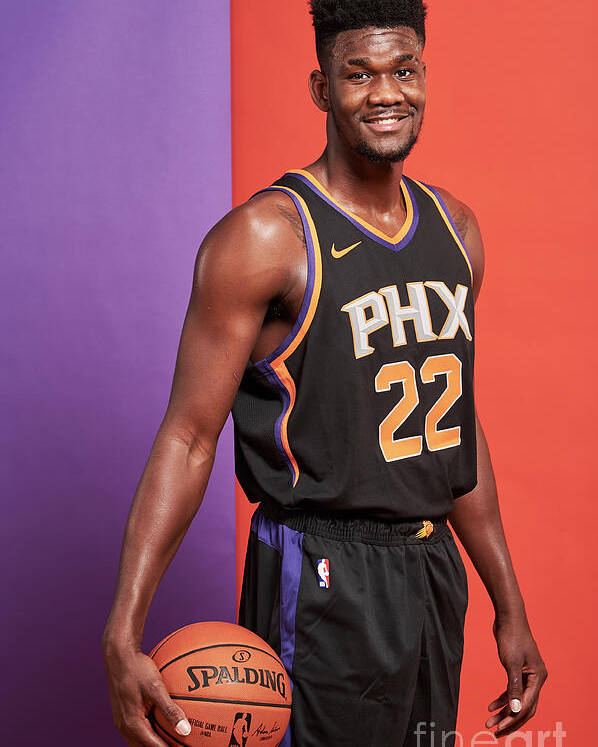 Deandre Ayton Poster featuring the photograph 2018 Nba Rookie Photo Shoot by Jennifer Pottheiser