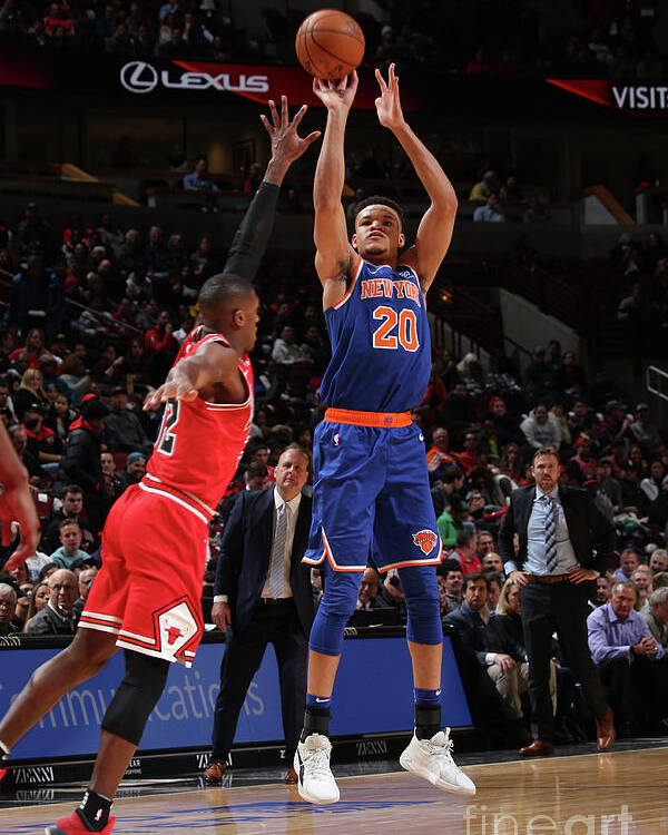 Kevin Knox Ii Poster featuring the photograph New York Knicks V Chicago Bulls by Gary Dineen