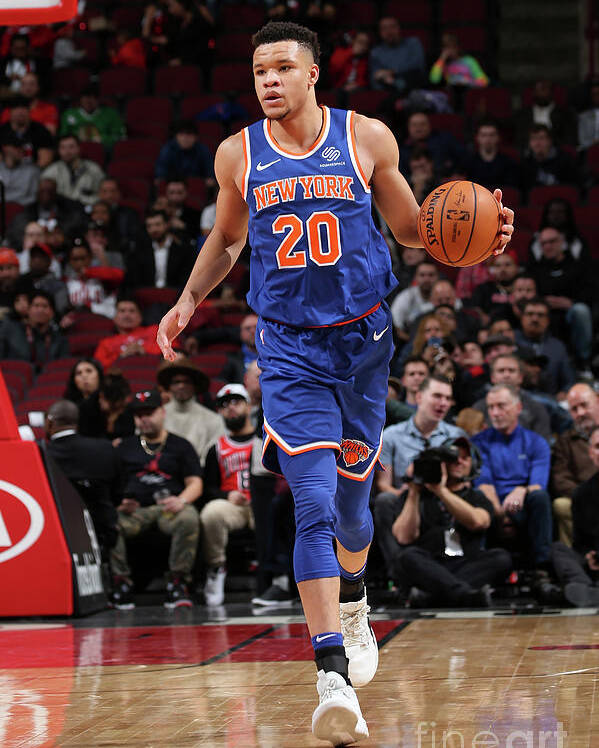 Kevin Knox Ii Poster featuring the photograph New York Knicks V Chicago Bulls by Gary Dineen