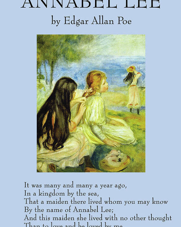 Annabel Lee Poster by Edgar Allan Poe - Fine Art America