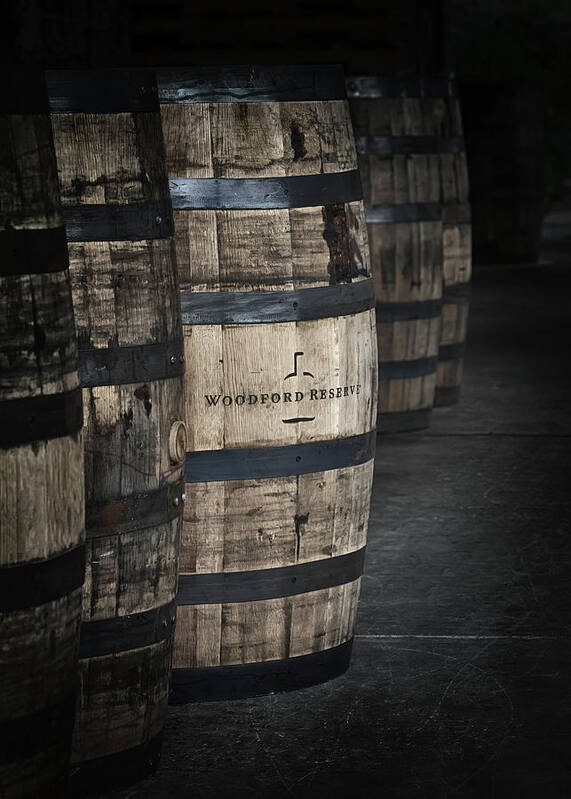 Woodford Reserve Poster featuring the photograph Barrels of Bourbon by Susan Rissi Tregoning